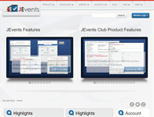 Tablet Screenshot of jevents.net